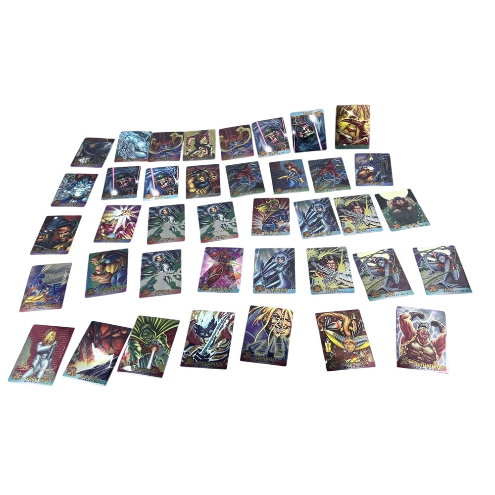 Fleer Ultra Marvel X-Men 1990s Trading Cards Lot Wolverine Gambit Storm Glossy